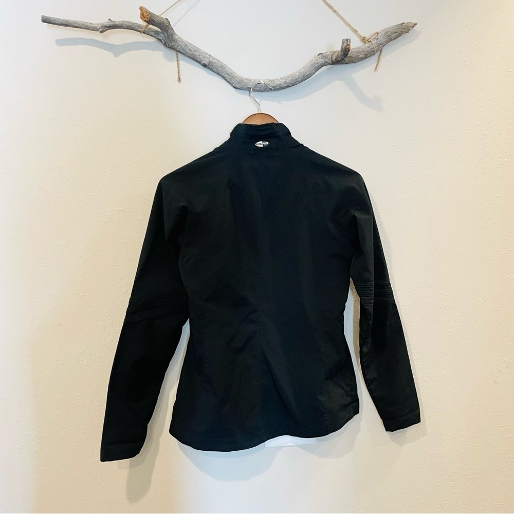 3/$20 Adidas Black Zip Up Soft Shell Jacket - Picture 3 of 9